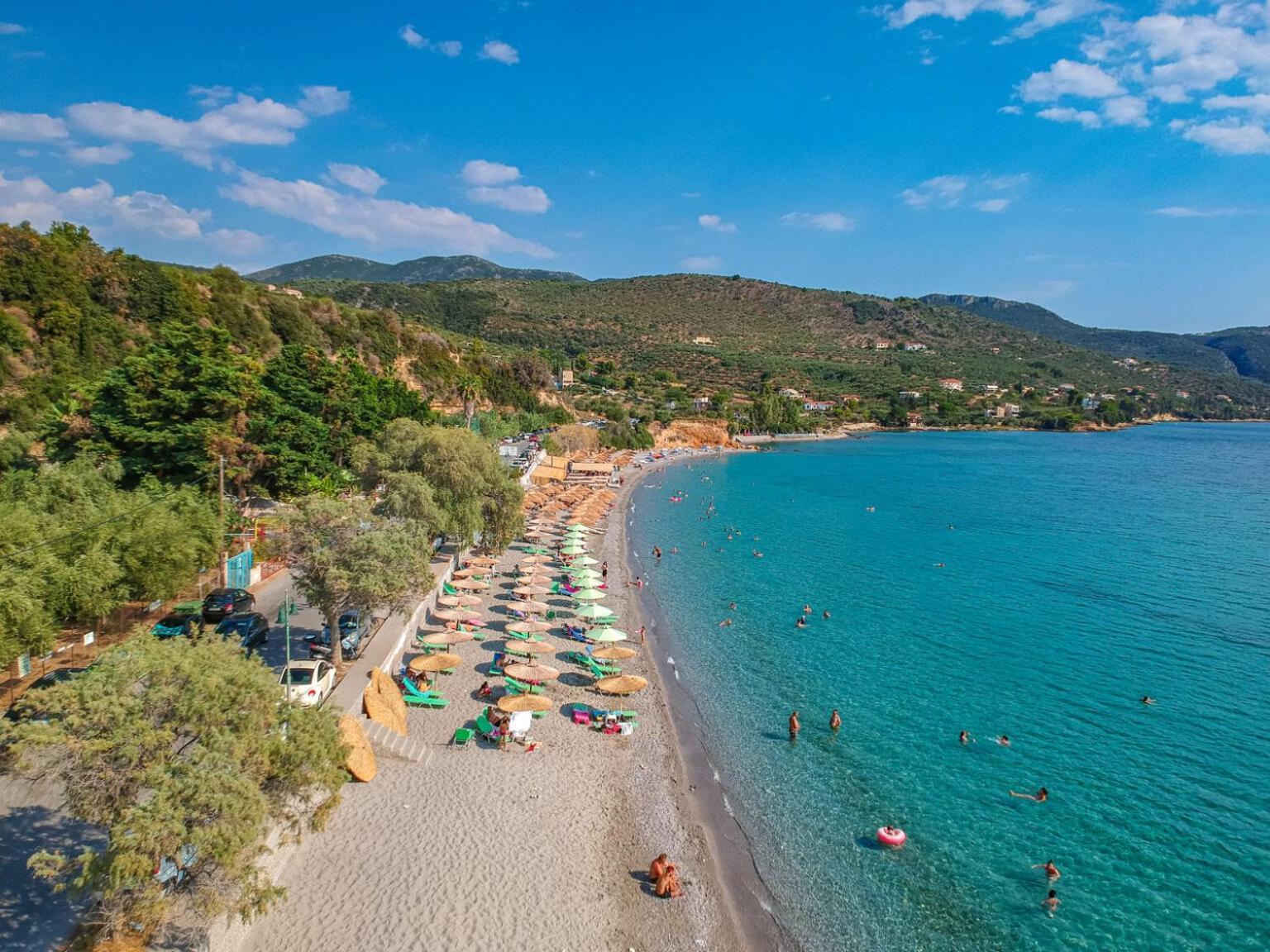 Villa Dafni - Infinite Sea Vistas With Private Pool Каламата Экстерьер фото